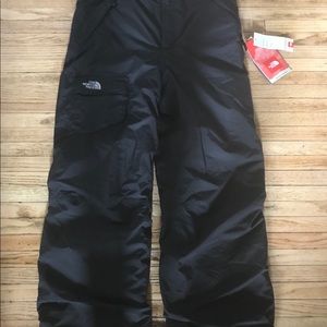 North face snow pants black